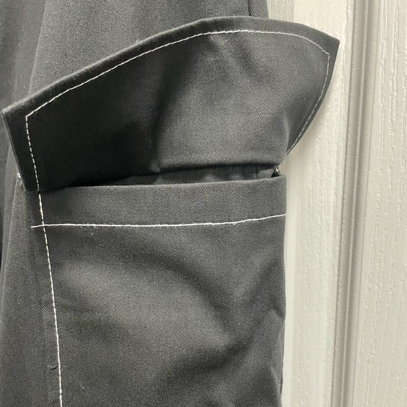 Wide Leg Cargo Pant - Black - Picture 9 of 12